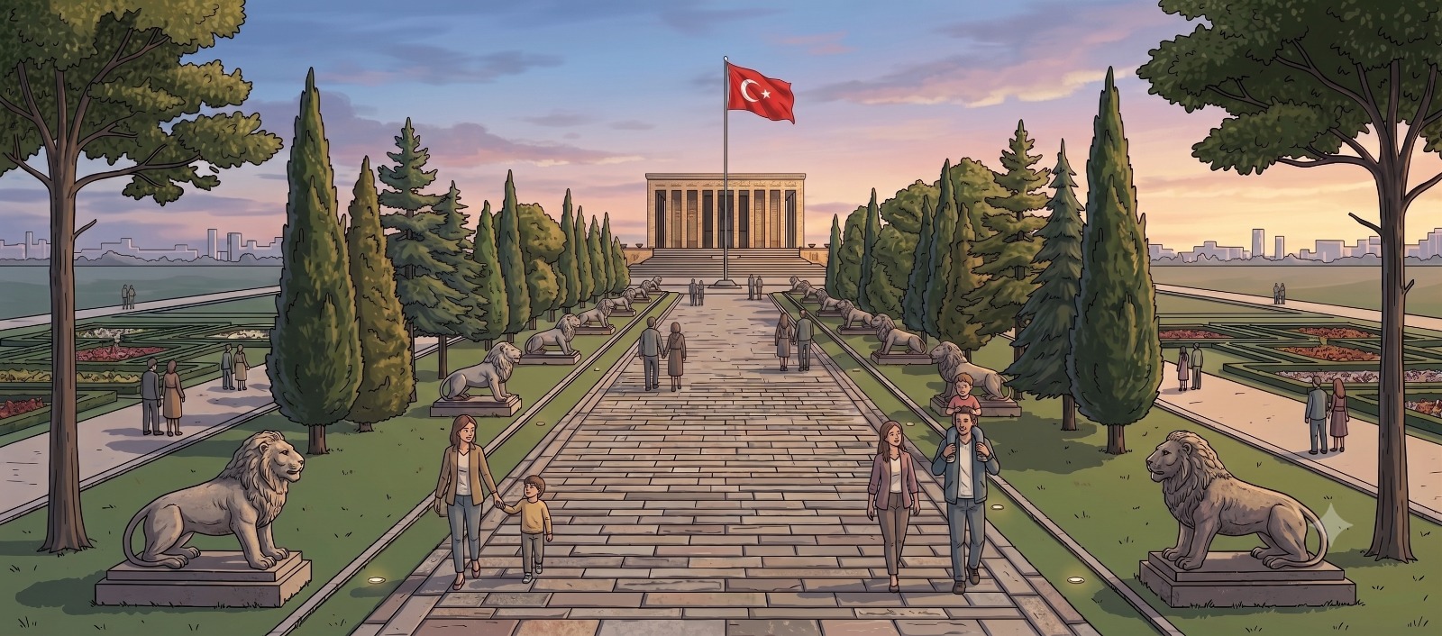 Anıtkabir çizimi